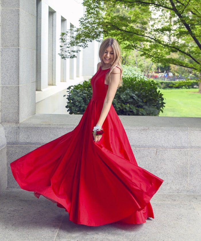 Vestido midi estampado